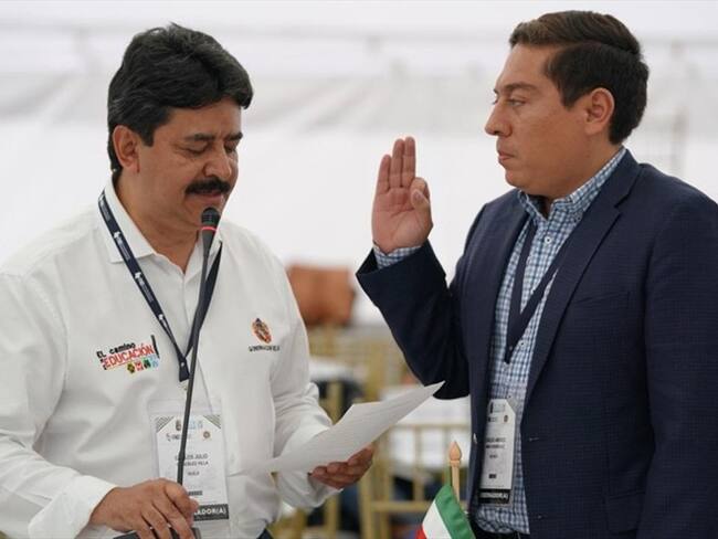 Gobernador de Boyacá nuevo presidente de la Federación Nacional de Departamentos. Foto: Jorge Herrera