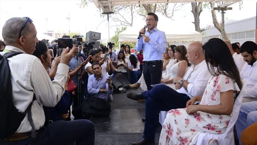 Fuerza Ciudadana anuncia "gabinete popular" en Santa Marta. Foto: Cortesía