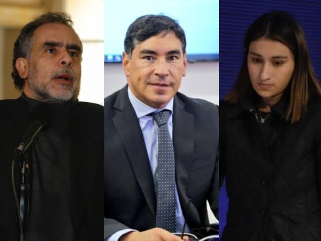 Armando Benedetti, Álvaro Hernán Prada y Laura Sarabia. Foto: (Colprensa - Camila Díaz) / (Consejo Nacional Electoral CNE) / (Colprensa - Camila Díaz)