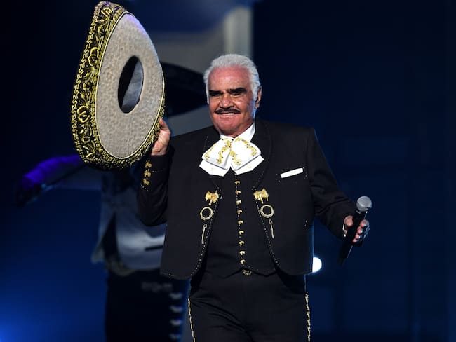 LAS VEGAS, NEVADA - NOVEMBER 14: Vicente Fernández performs onstage during the 20th annual Latin GRAMMY Awards at MGM Grand Garden Arena on November 14, 2019 in Las Vegas, Nevada. (Photo by Kevin Winter/Getty Images for LARAS)