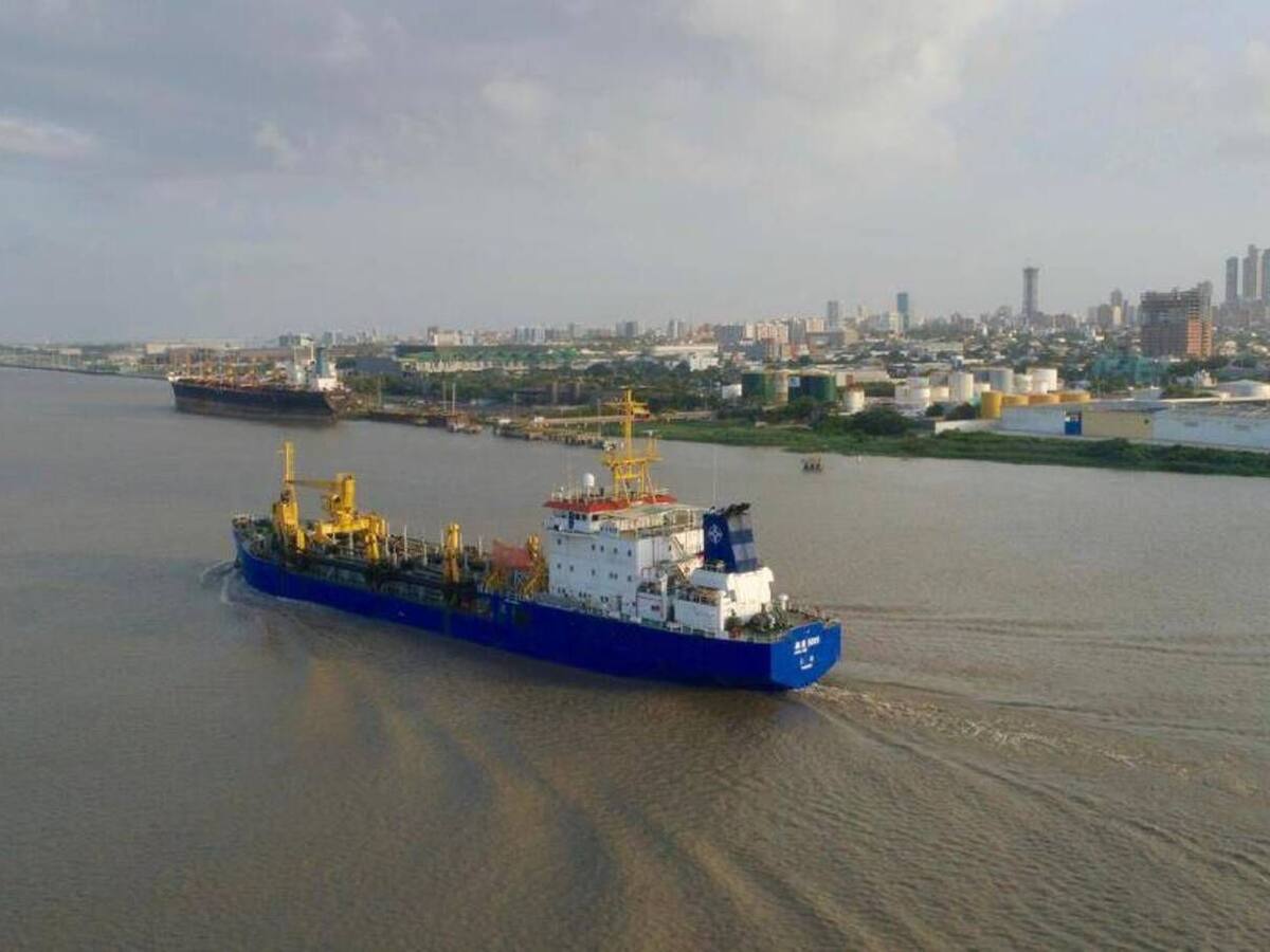 Nueva crisis en el canal de acceso al Puerto de Barranquilla