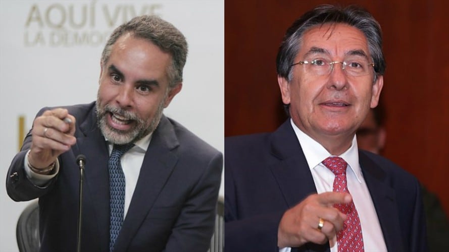 Fracasó conciliación entre senador Armando Benedetti y exfiscal Néstor Humberto Martínez . Foto: Colprensa