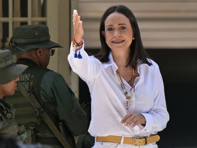 María Corina Machado. I Foto: YURI CORTEZ/AFP via Getty Images.