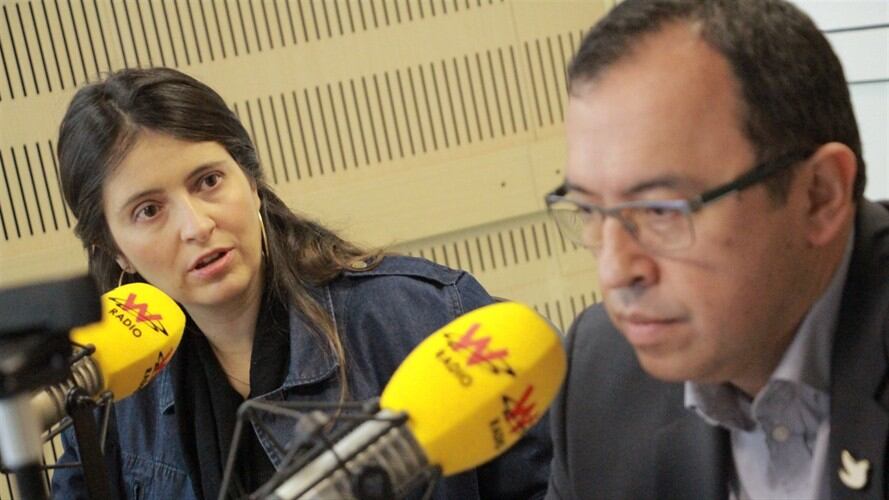 Paloma Valencia y Alfonso Prada. Foto: La W Con Vicky Dávila