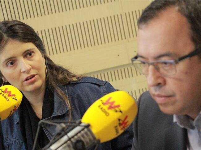 Paloma Valencia y Alfonso Prada. Foto: La W Con Vicky Dávila