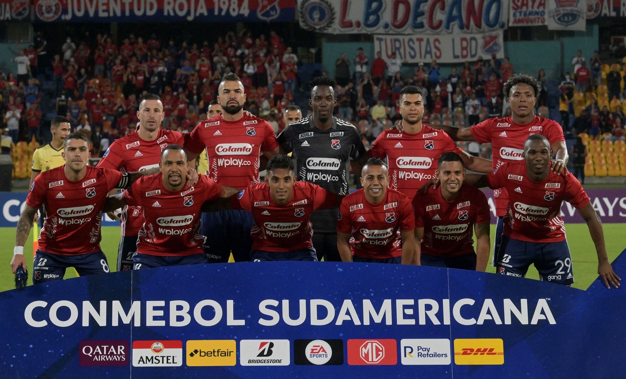 Independiente Medellín ante 9 de Octubre en la Copa Sudamericana (Photo by Juan BARRETO / AFP) (Photo by JUAN BARRETO/AFP via Getty Images)