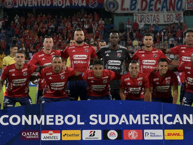 Independiente Medellín ante 9 de Octubre en la Copa Sudamericana (Photo by Juan BARRETO / AFP) (Photo by JUAN BARRETO/AFP via Getty Images)