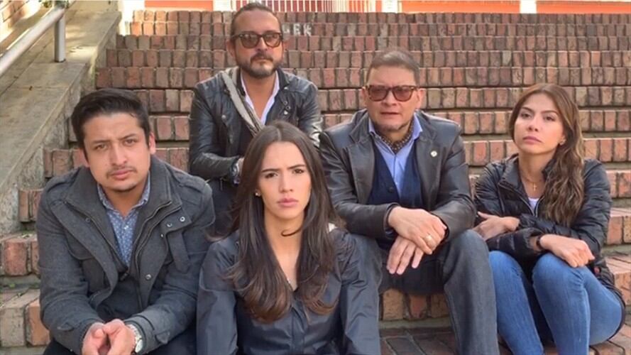 El plantón que tenían preparado para hoy se canceló en solidaridad con las víctimas del atentado en la Escuela General Santander.. Foto: Captura de pantalla