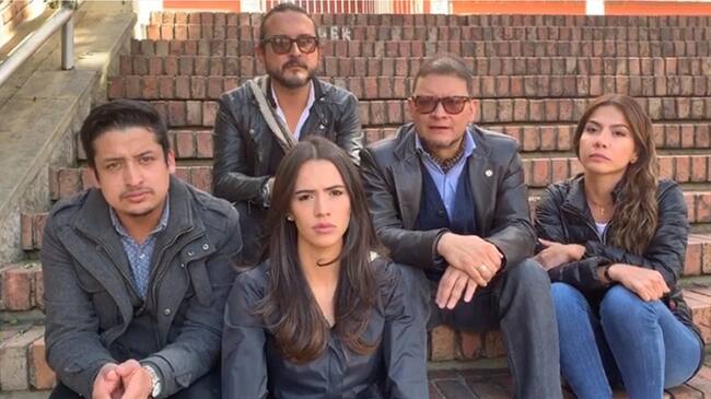 El plantón que tenían preparado para hoy se canceló en solidaridad con las víctimas del atentado en la Escuela General Santander.. Foto: Captura de pantalla