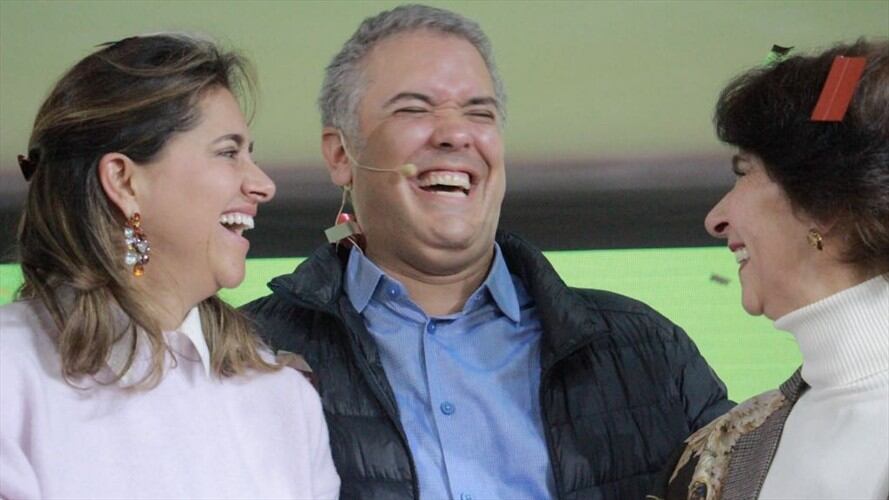 Iván Duque en positivo en La W. Foto: La WCon Vicky Dávila