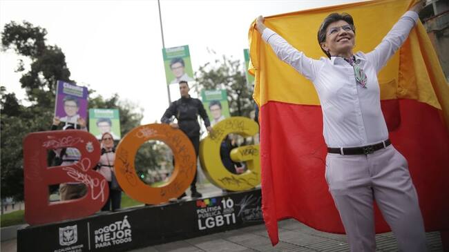 Claudia López lidera las encuestas para la próxima alcaldía de Bogotá. Foto: Colprensa