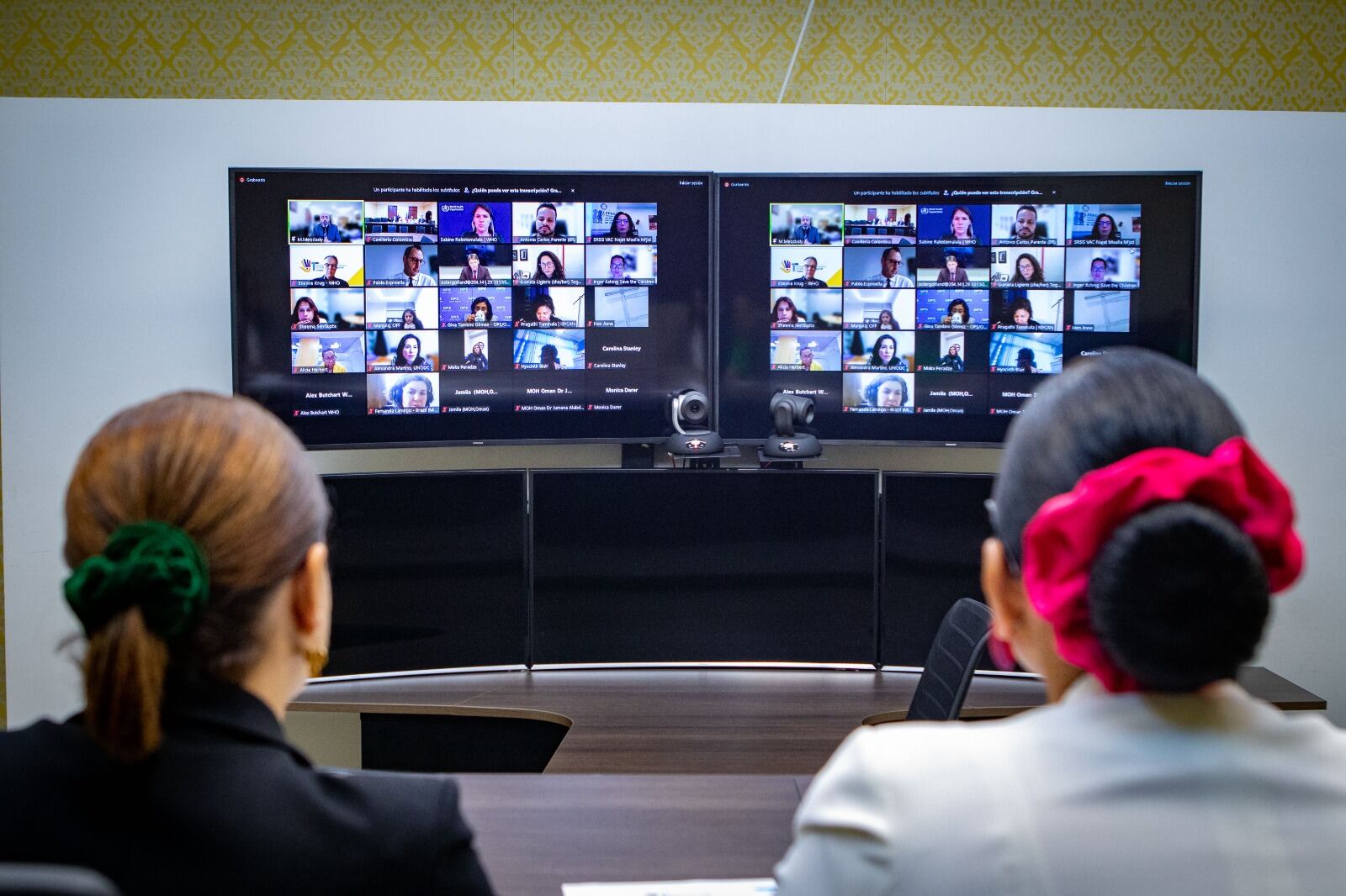 La Cancillería participó en la primera reunión virtual del Grupo de Amigos de la Conferencia para la Eliminación de la Violencia, que se realizará en Colombia en noviembre de 2024. Foto: Cancillería Twitter.