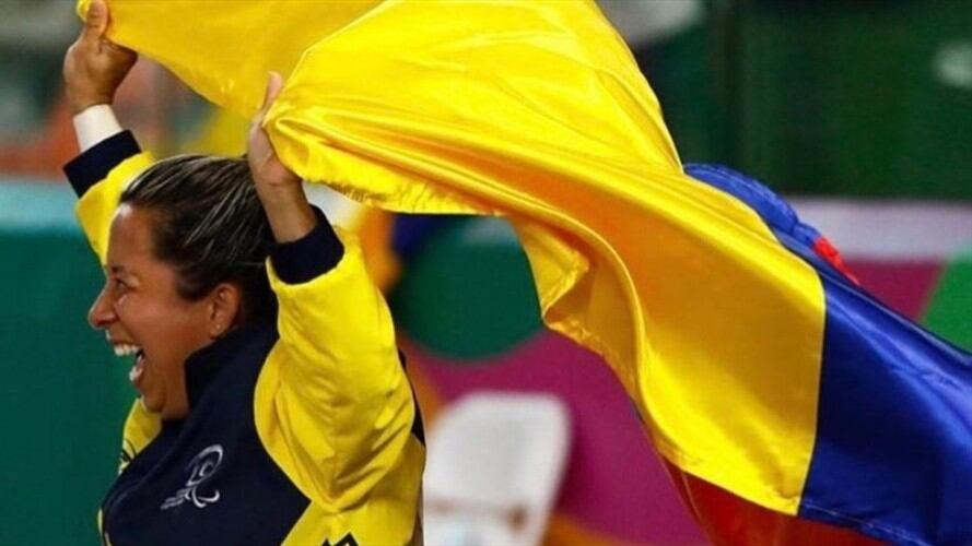 Mayerly Buitrago obtuvo plata en los Juegos Paralímpicos de Tokio 2020 . Foto: Ministerio del Deporte