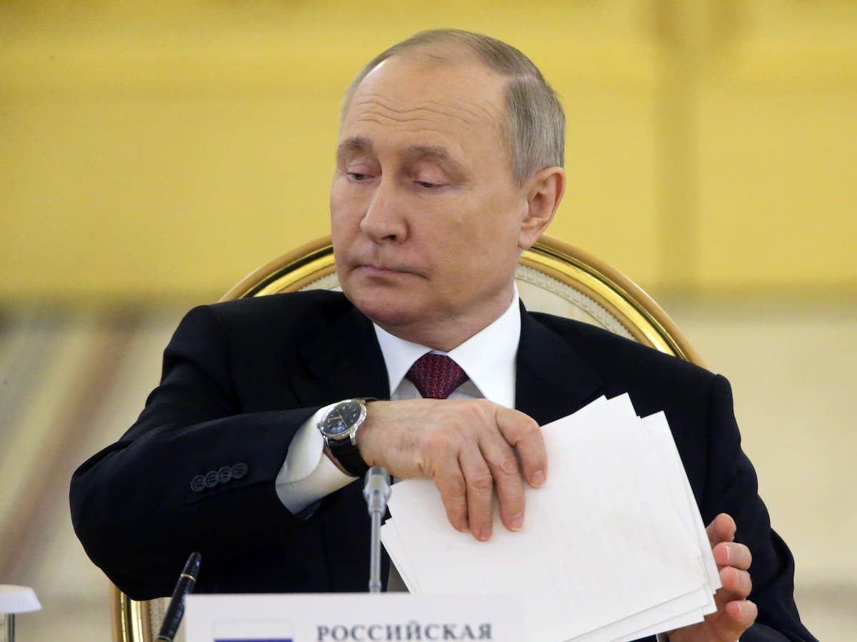 Inteligencia ucraniana asegura que Putin sufrió un intento de atentado