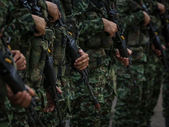 Miembros del Ejército de Colombia. Foto de Juancho Torres/Agencia Anadolu vía Getty Images.