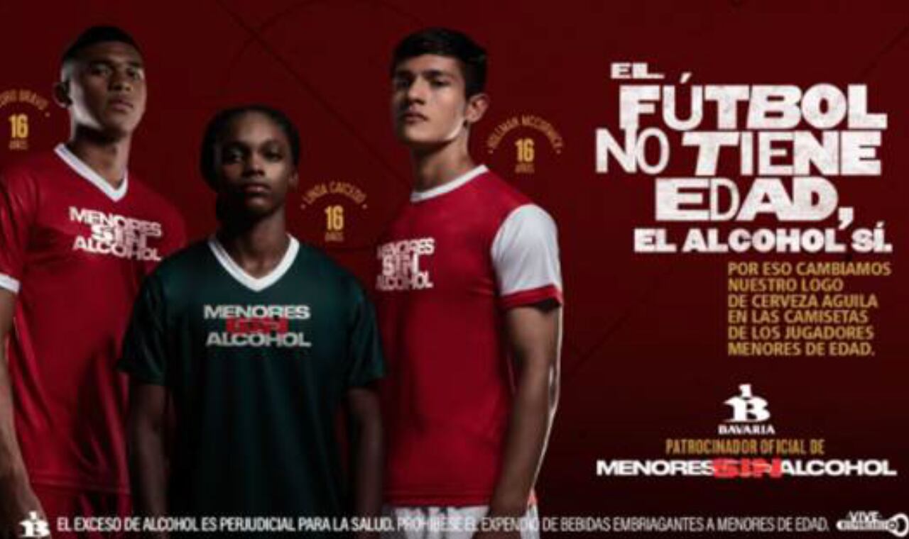Cortesía : Bavaria #MenoresSinAlcohol