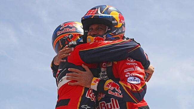 Al-Attiyah gana su tercer Rally Dakar, Roma fue segundo. Foto: Getty Images