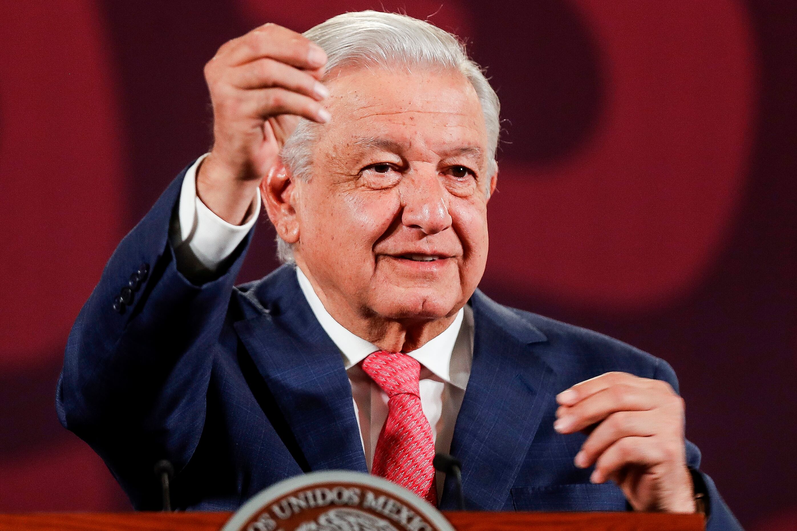 El presidente de México Andrés Manuel López Obrador. Foto: EFE/ Isaac Esquivel