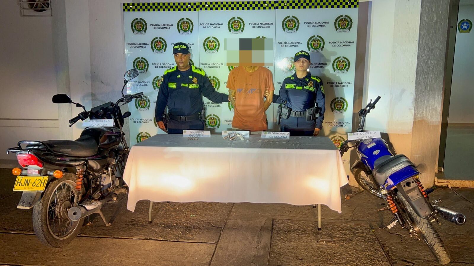 Capturado responsable de atacar a un policía en Barrancabermeja. Foto: Policía DEMAM