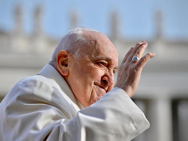 El Papa Francisco encabeza su audiencia. Foto: EFE/EPA/ALESSANDRO DI MEO