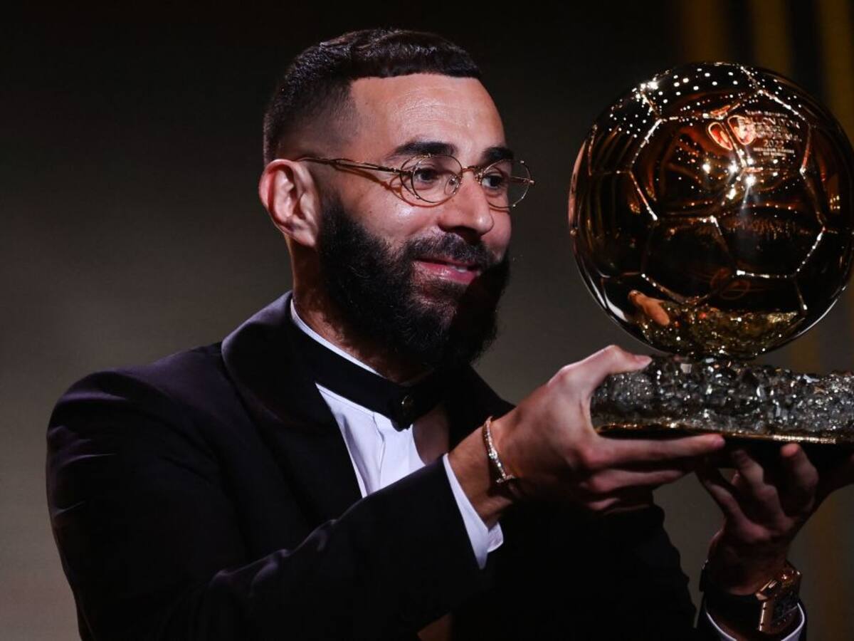 El francés Karim Benzema es el ganador del Balón de Oro 2022