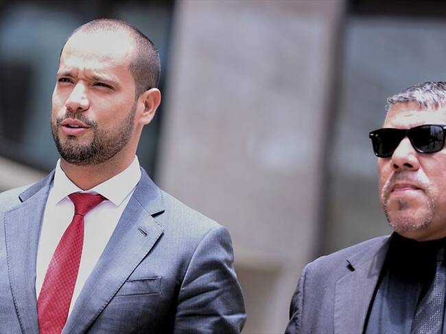 Diego Cadena es interrogado por la Fiscalía. Foto: Colprensa