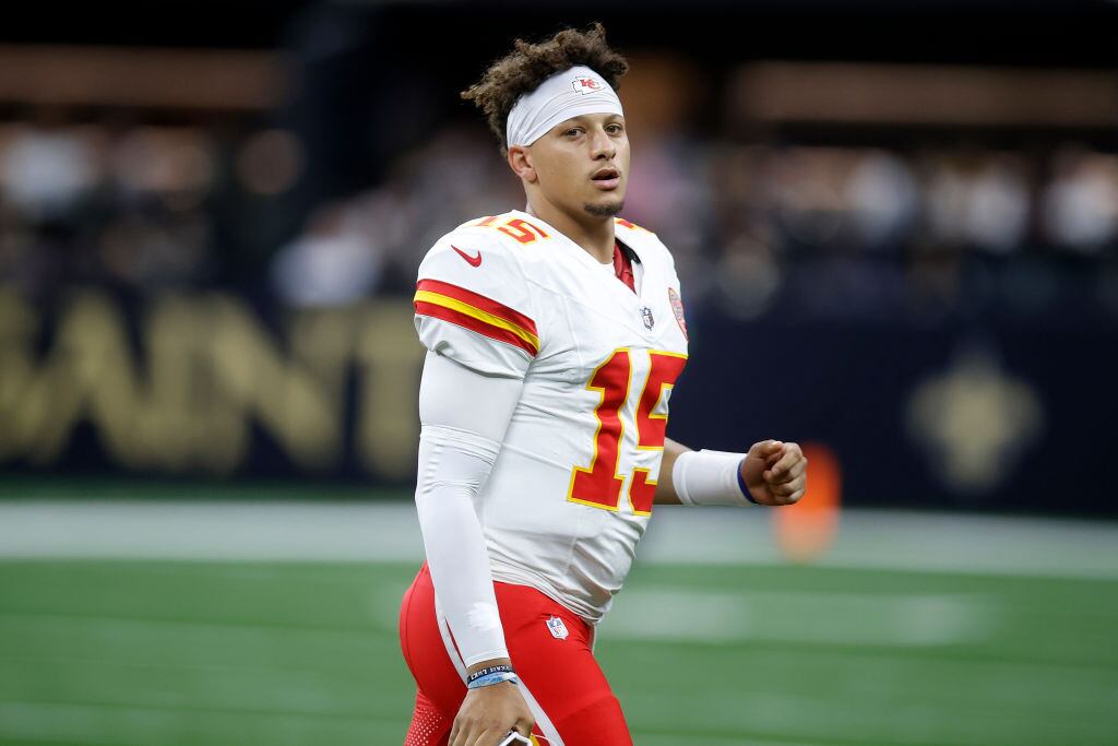 Patrick Mahomes de los Kansas City Chiefs. Foto: Chris Graythen/Getty Images.