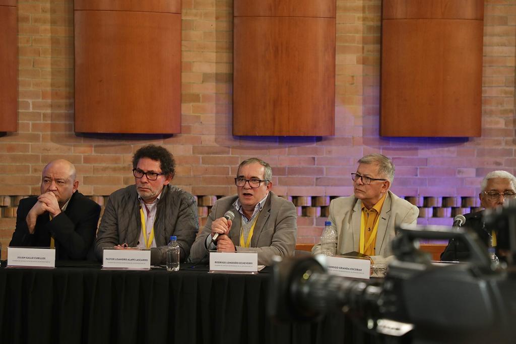 Excomandante de las Farc y presidente del Partido Comunes, Rodrigo Londoño. Foto: Cortesía JEP
