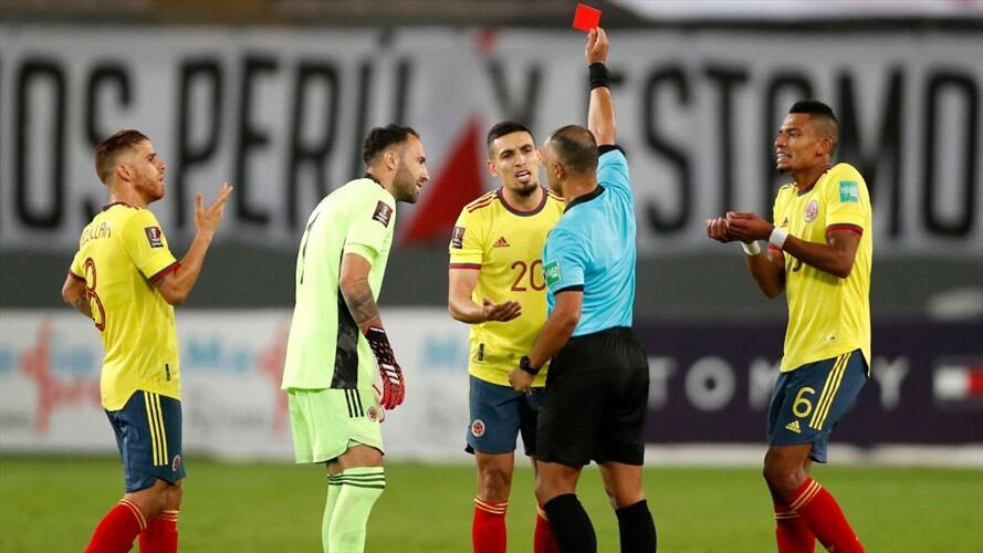 El pasado 3 de junio, la Selección Colombia de fútbol de mayores se impuso sobre Perú por 0-3 en el Estadio Nacional de Lima. Foto: Getty Images / PAOLO AGUILAR