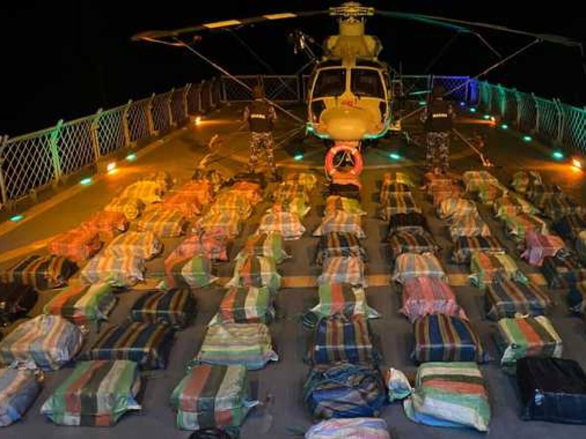 Marina mexicana intercepta más de cuatro toneladas de cocaína en el Pacífico