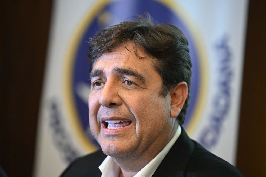 Carlos Pineda. Foto: Johan Ordóñez / AFP via Getty Images