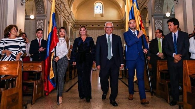 Juan Carlos López Castrillón se posesionó como alcalde de Popayán . Foto: Alcaldía