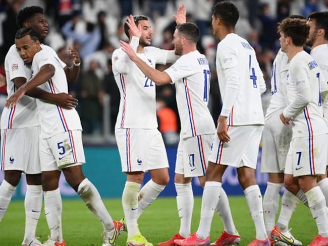 Selección de Francia. Foto: AFP / Francia eliminó a Bélgica en la National League
