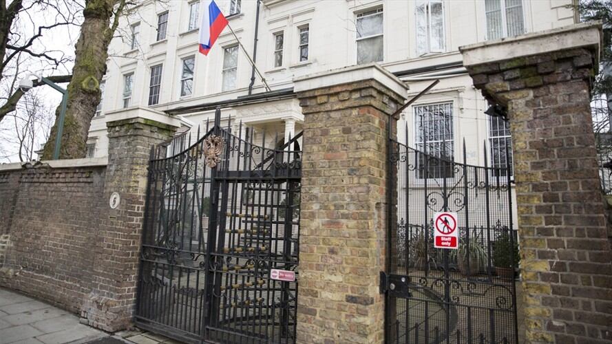 Embajada de la Federación Rusa en Londres, Reino Unido. Foto: Agencia Anadolu