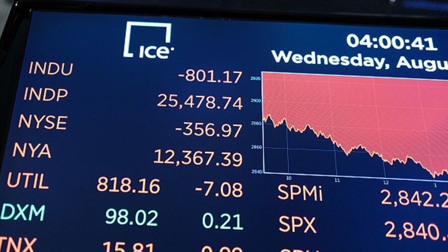 Wall Street se hunde ante temores de una recesión. Foto: Getty Images