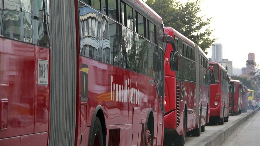 Transmilenio . Foto: Colprensa.