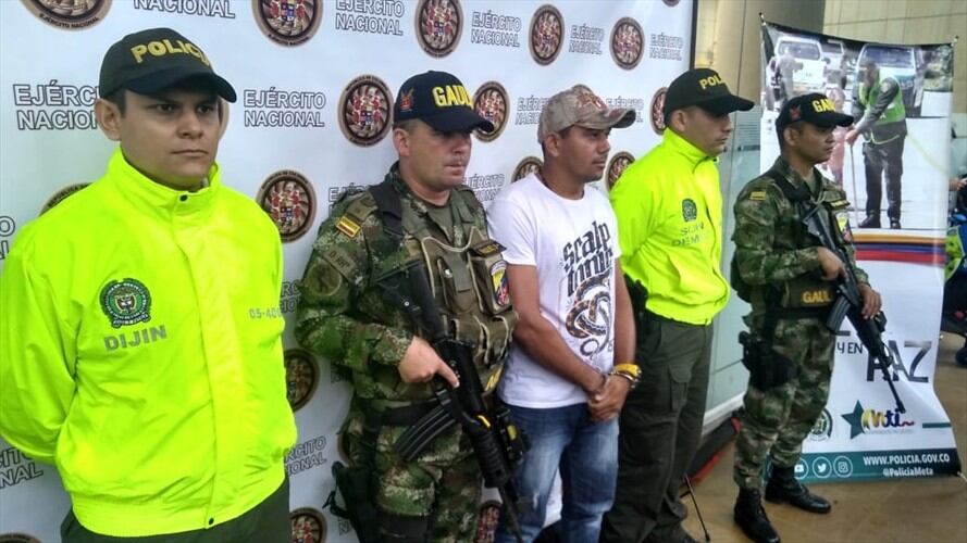 Capturan a cabecilla del Bloque Libertadores del Vichada. Foto: Ejército Nacional