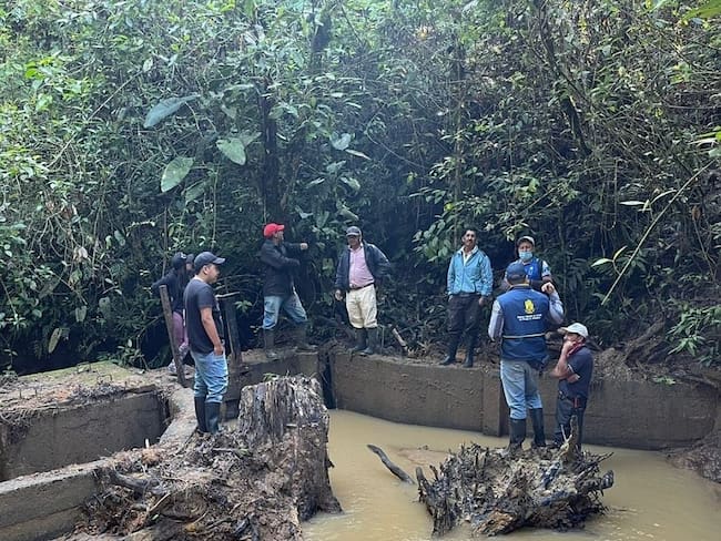 En lo corrido de marzo 16 municipios del Cauca tienen emergencias por lluvias a raíz de 56 eventos. Crédito: Oficina de Gestión del Riesgo del Cauca.