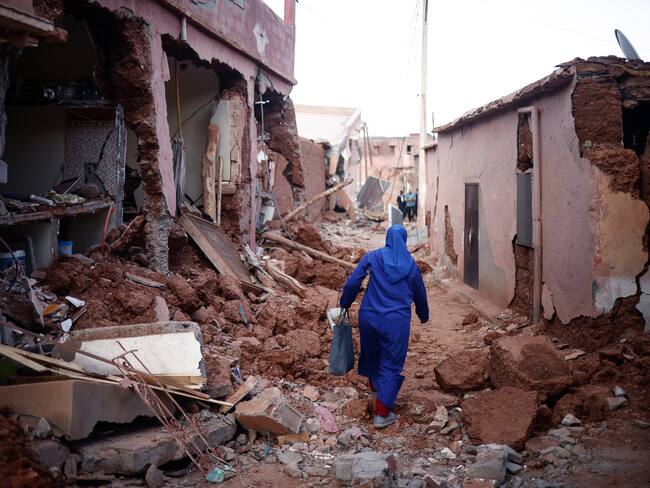 Terremoto en Marruecos. EFE/EPA/YOAN VALAT