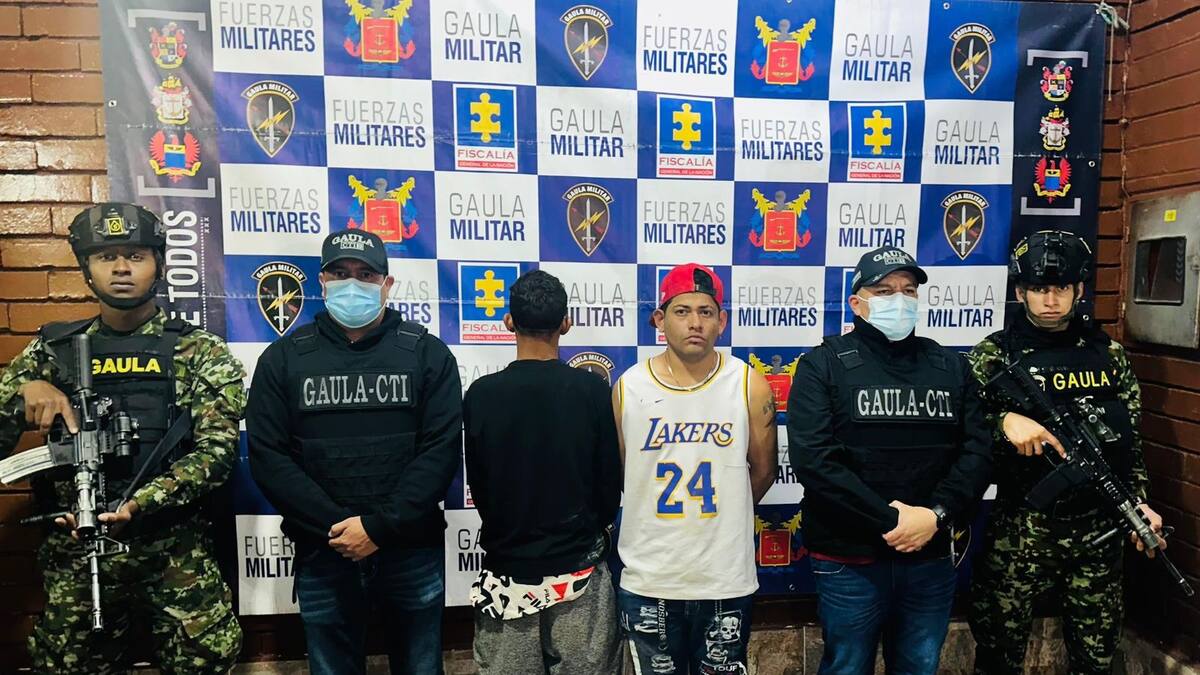 Capturan en Bogotá a dos presuntos extorsionistas del Tren de Aragua