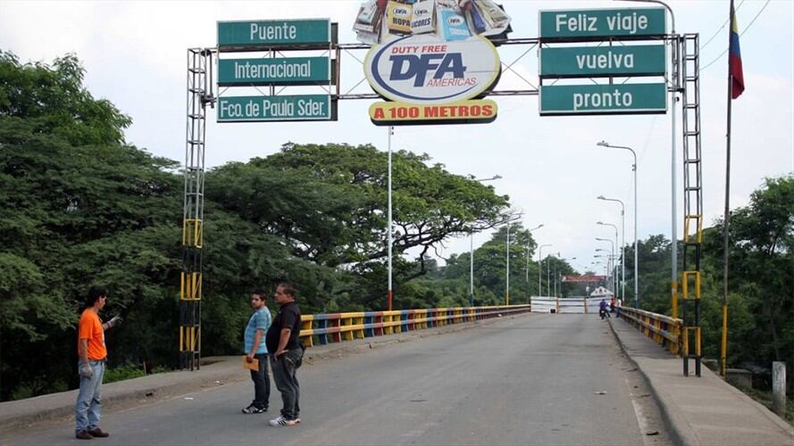Punte internacional Francisco de Paula Santander. Foto: Colprensa