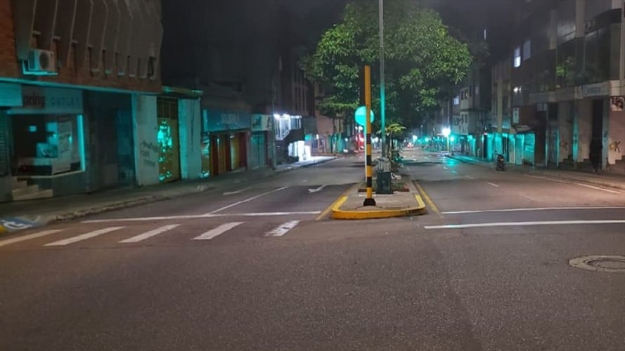 Toque de queda Santander . Foto:Suministrada.