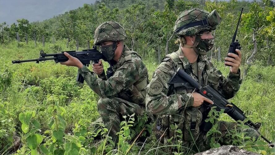 Bombardeo en Guaviare / imagen de referencia. Foto: Ejército Nacional