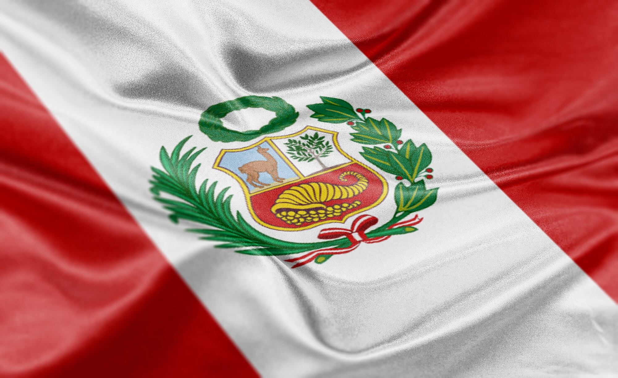 Bandera de Perú. Foto: Getty Images