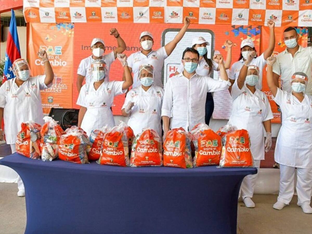 Inició operación del PAE en el Magdalena beneficiando a más de cien mil niños