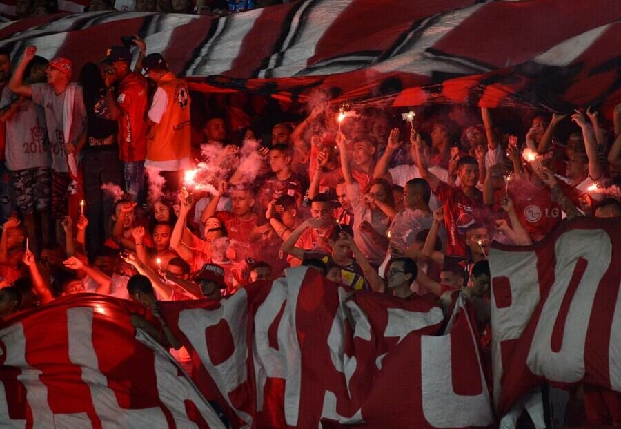 Imagen de referencia de hinchas del América de Cali. Foto: Colprensa.