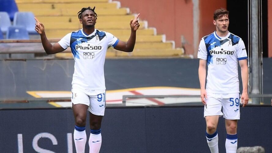 Duván Zapata figura en la victoria del Atalanta. Foto: Getty Images