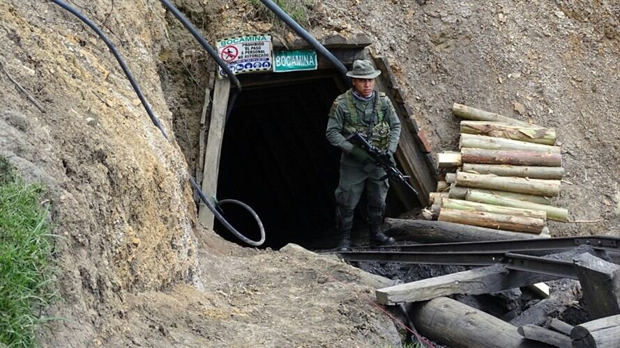 En lo corrido del año 2018 en Boyacá se han intervenido 165 minas, logrando la captura de 51 personas. Foto: Policia de Tunja