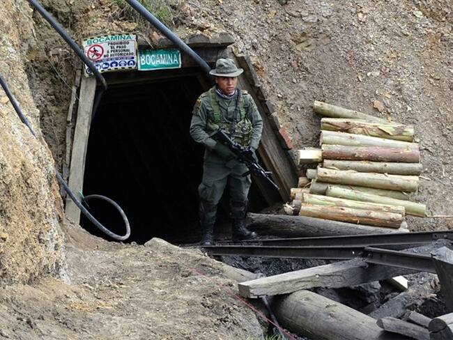 En lo corrido del año 2018 en Boyacá se han intervenido 165 minas, logrando la captura de 51 personas. Foto: Policia de Tunja