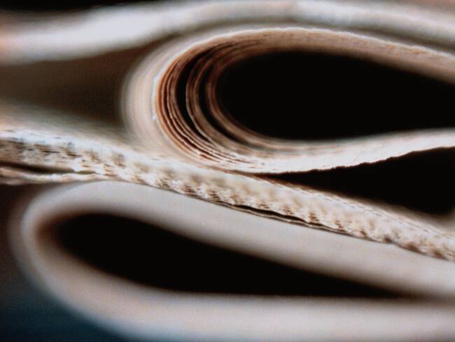Imagen de referencia de papel. Foto: Getty Images